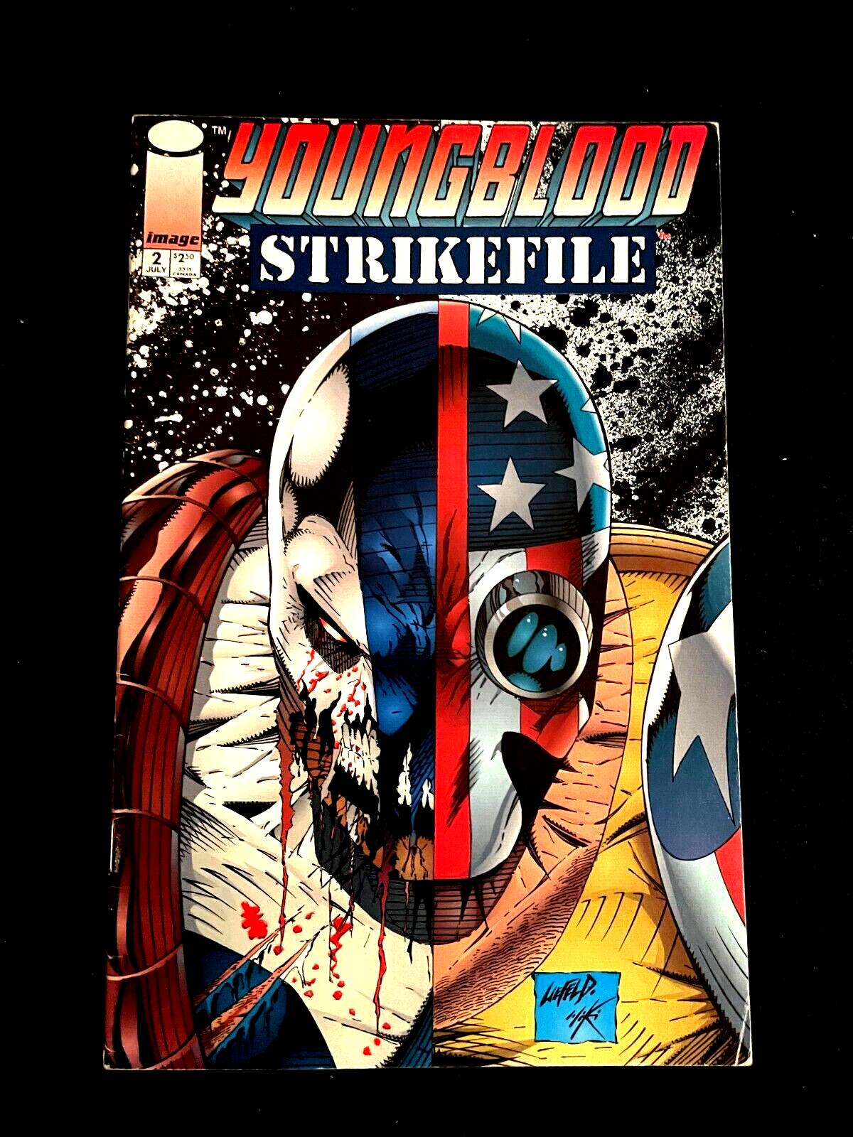 Youngblood Strikefile #2  1993 - 2 sided Flip Book