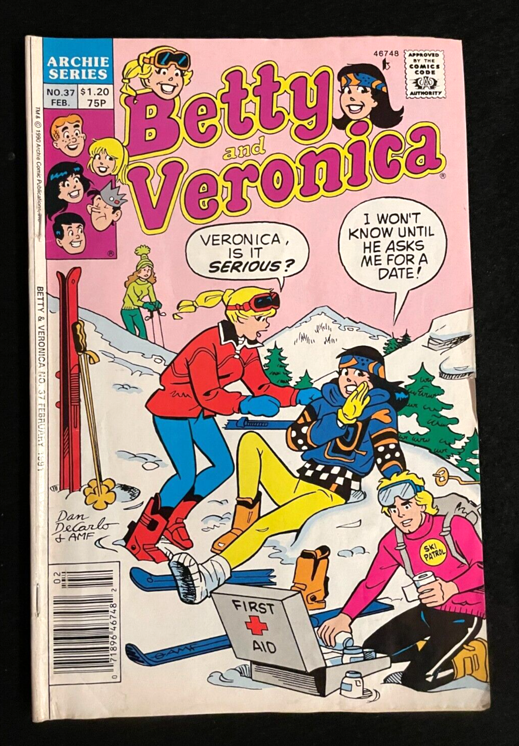 Betty and Veronica #37 1991 - Canadian Newsstand