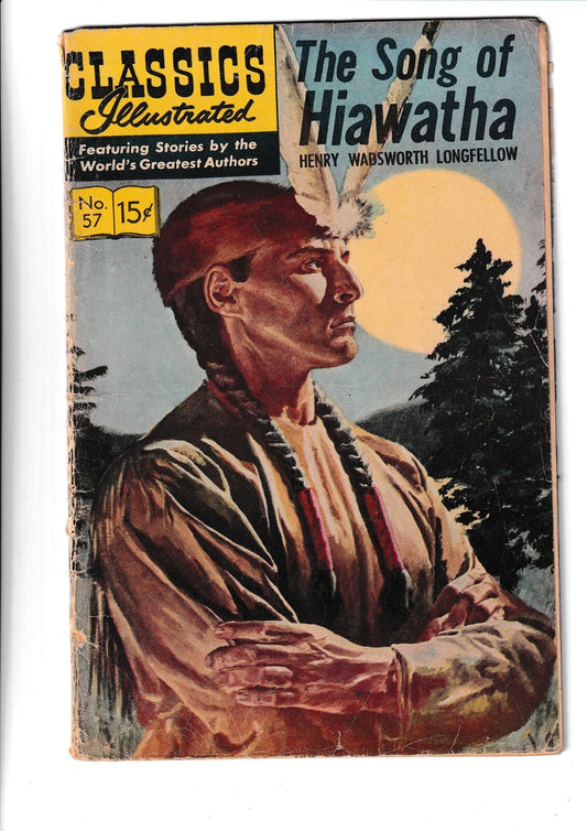 Classics Illustrated #57 #HRN 167 (1965) Song of Hiawatha Gliberton Comics