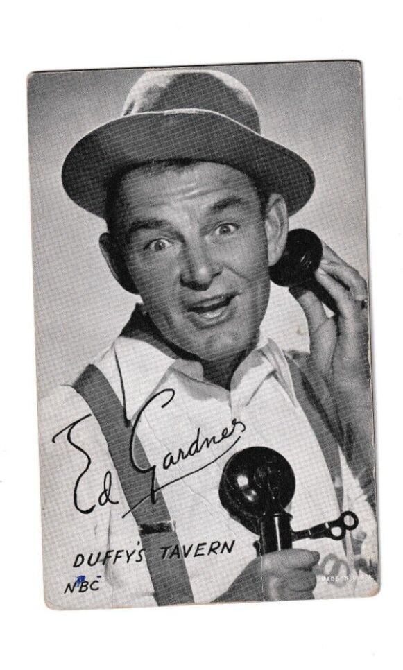 Arcade Cards 1940's - Celebrities - Ed Gardner