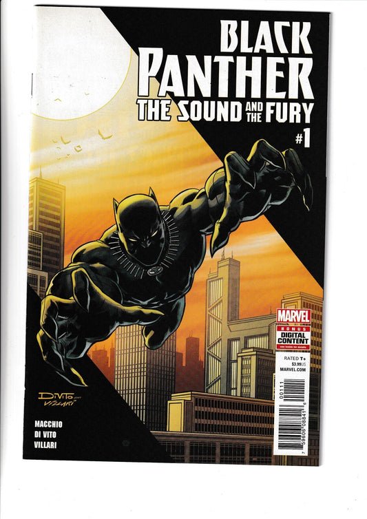 Black Panther The Sound and Fury #1 (2018) High Grade Marvel Comics