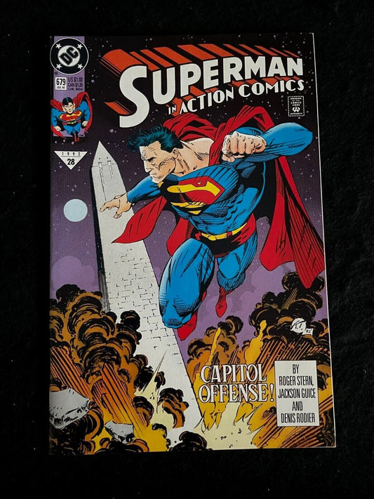 Action Comics #679 1992 - VERY HIGH GRADE