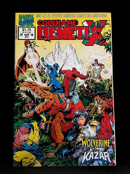 Codename: Genetix #3 1993 - VERY HIGH GRADE