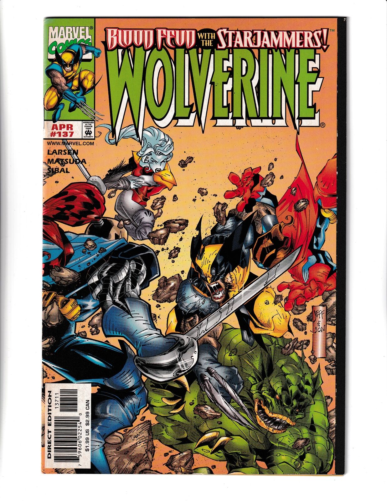 Wolverine #137 (1999) Marvel Comics