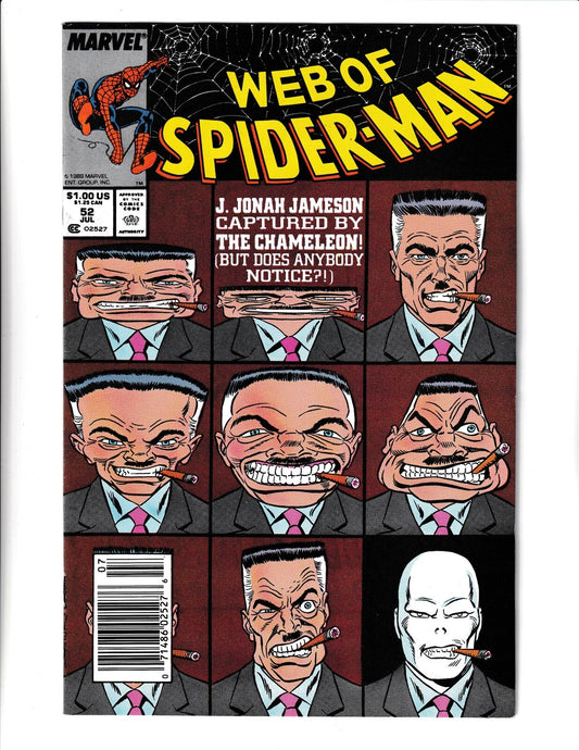 Web of Spider-Man #52 (1989) Marvel Comics