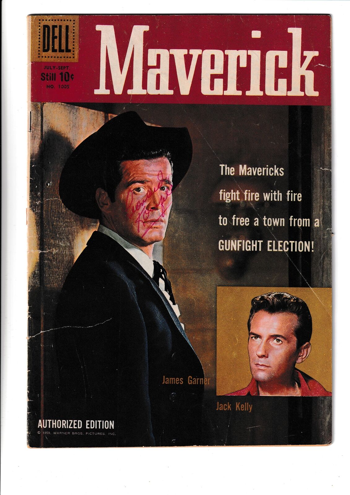 Four Color Comic - Maverick #1005 (1959) Dell Comics