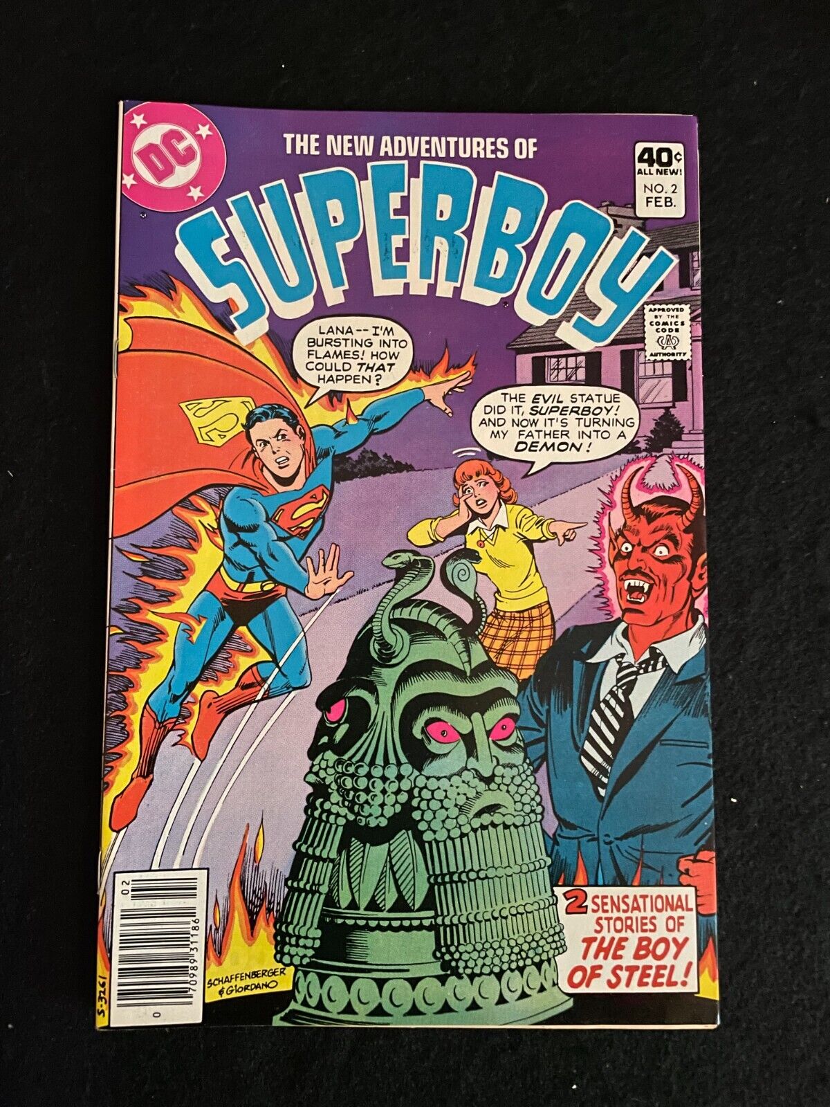 New Adventures of Super Boy #2 1980 - HIGH GRADE