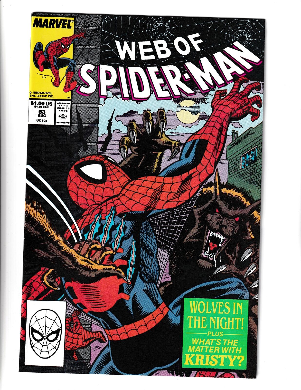 Web of Spider-Man #53 (1989) Marvel Comics