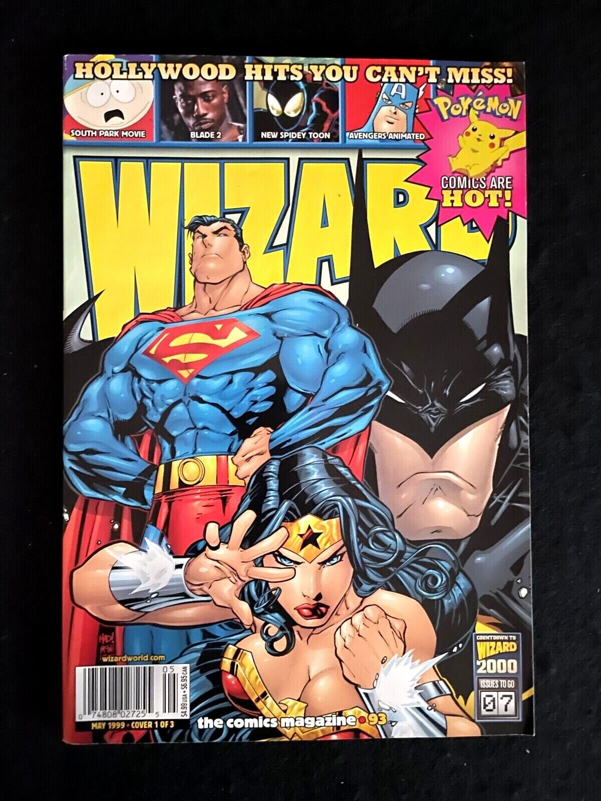 Wizard Comics Magazine #93 1999 - HIGH GRADE - JLA Cover