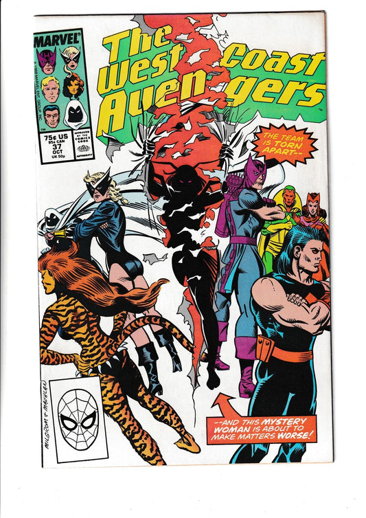 West Coast Avengers #37 (1988) Marvel Comics