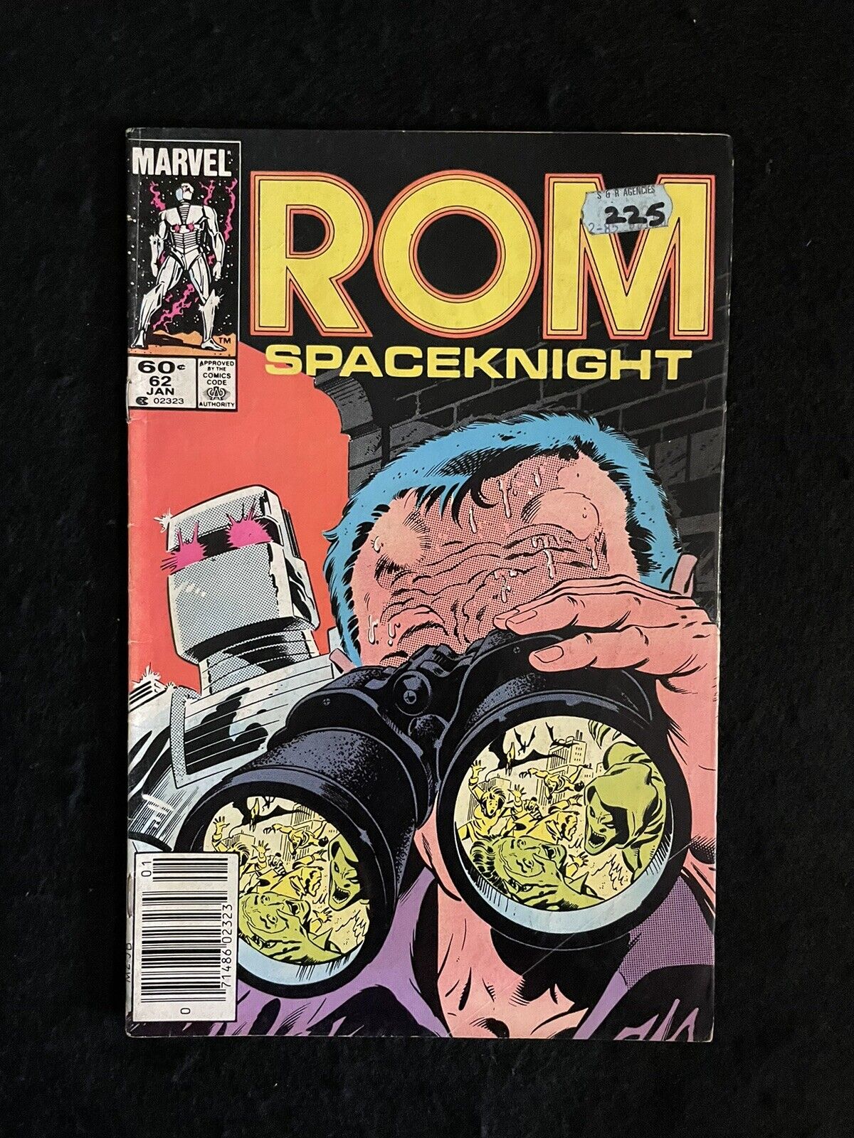 ROM Space Knight #62 1985  LOWER GRADE