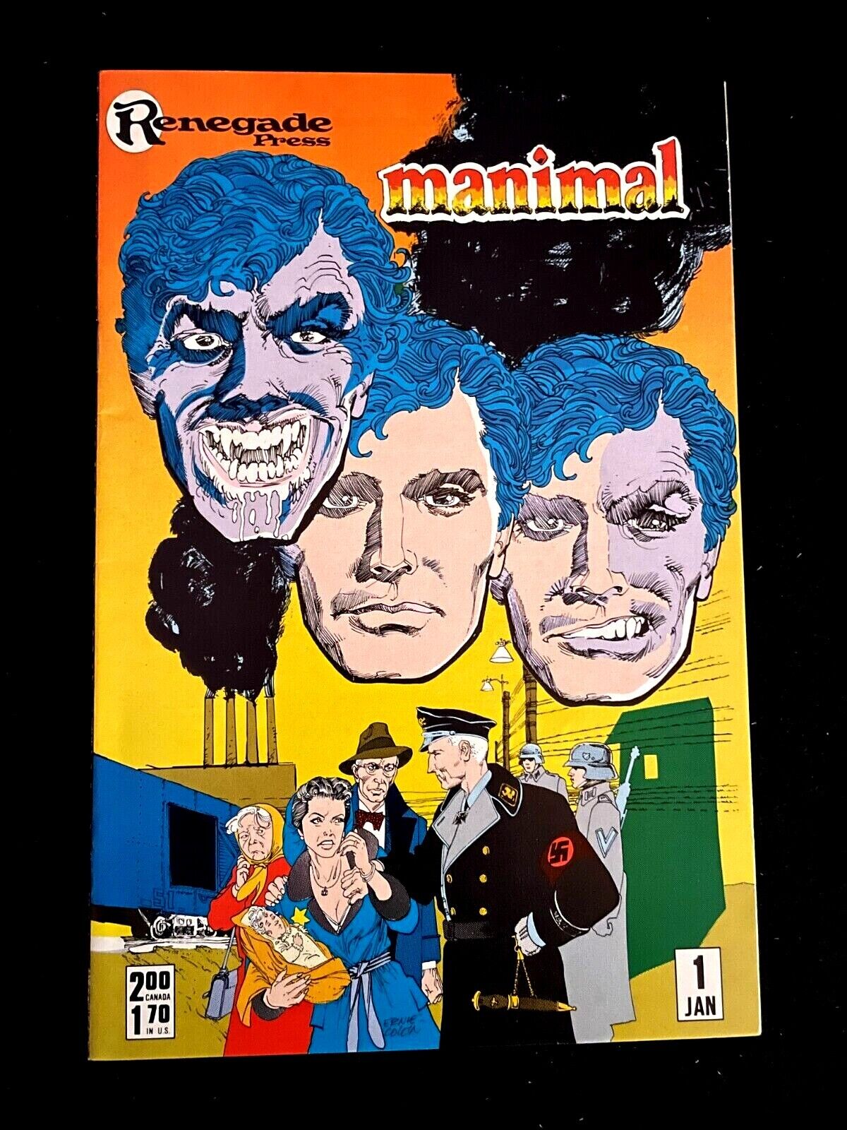 Manimal  #1 1986 - VERY HIGH GRADE