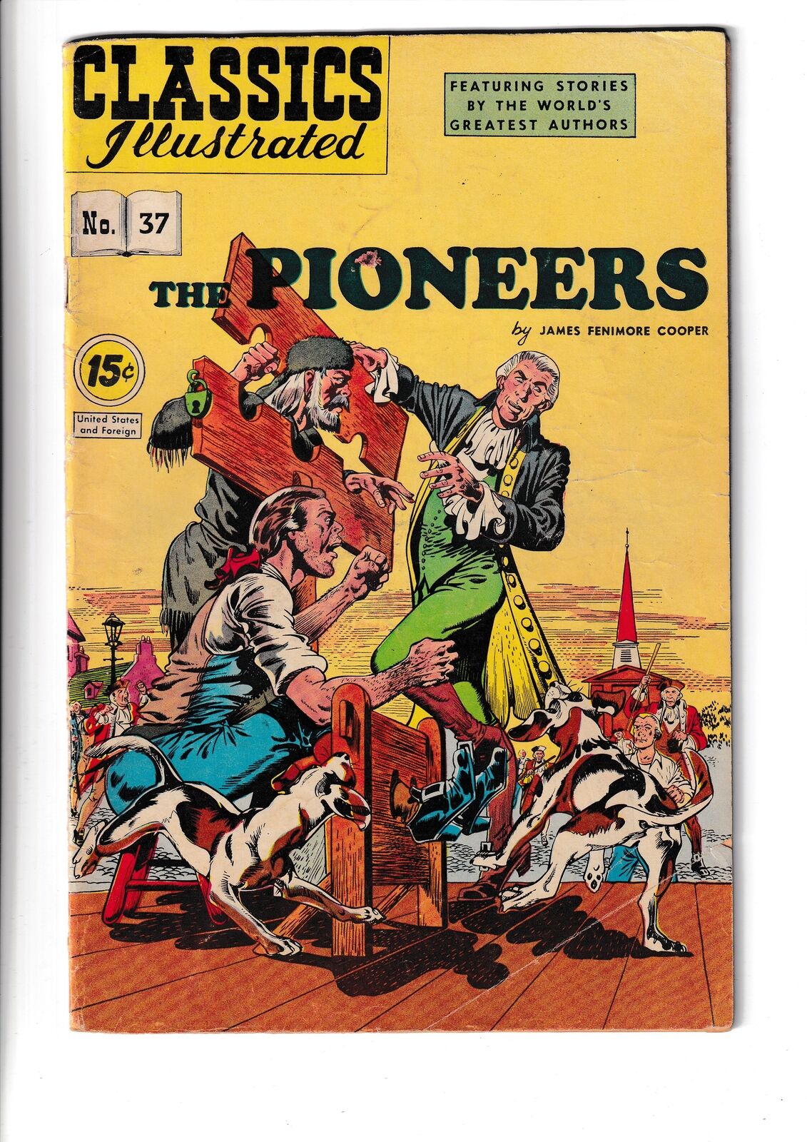 Classics Illustrated #37 #HRN 132 (1947) Pioneers Gliberton Comics