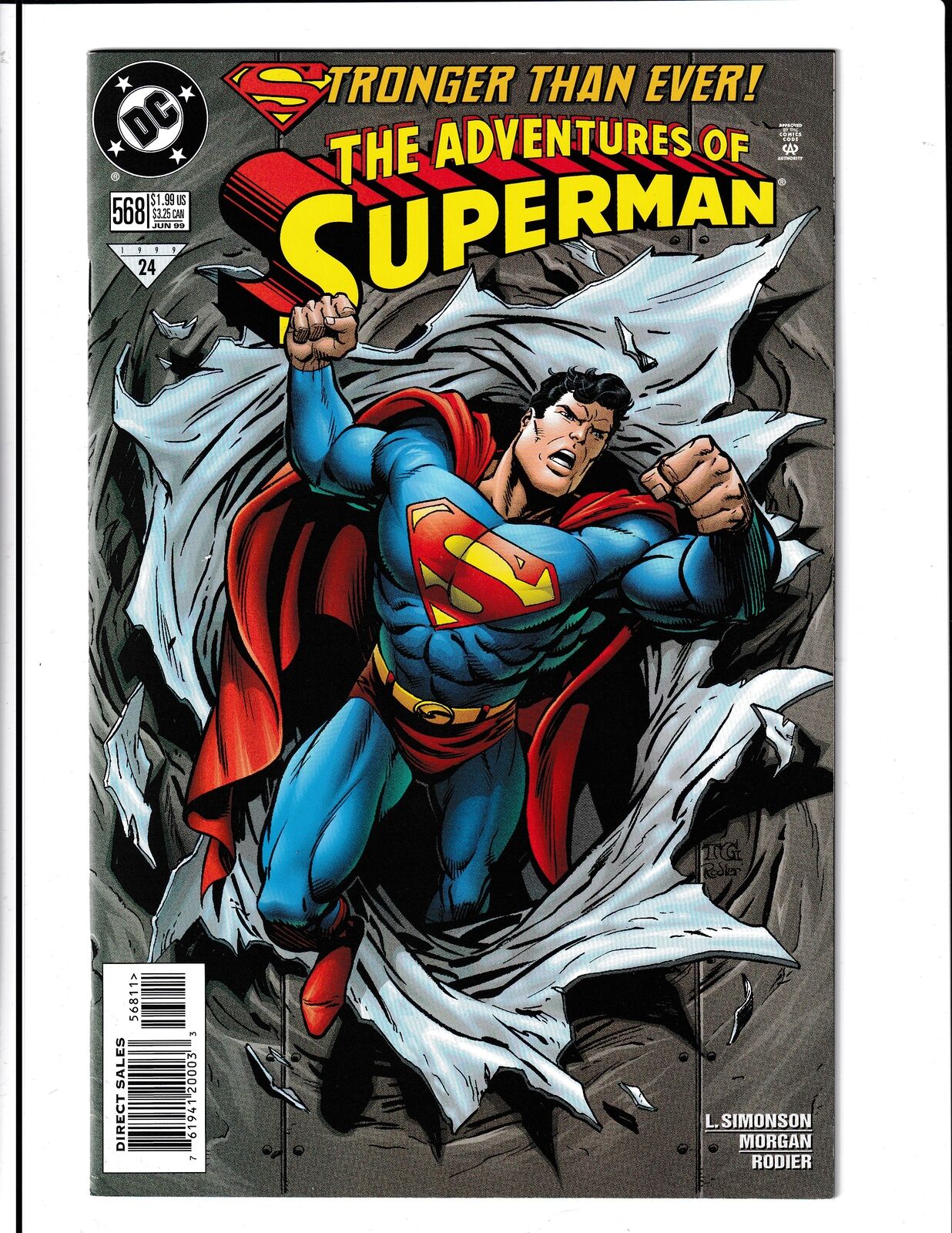 Adventures of Superman #568 (1999) HIGH GRADE DC Comics