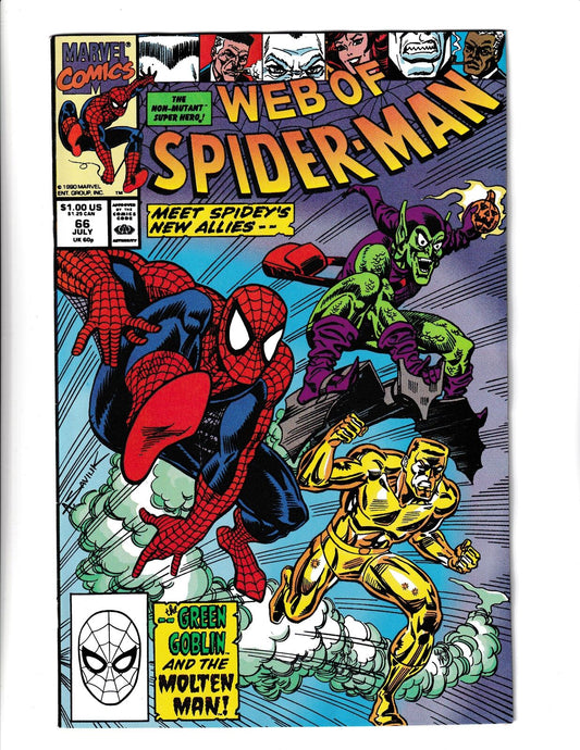 Web of Spider-Man #66 (1990) Marvel Comics