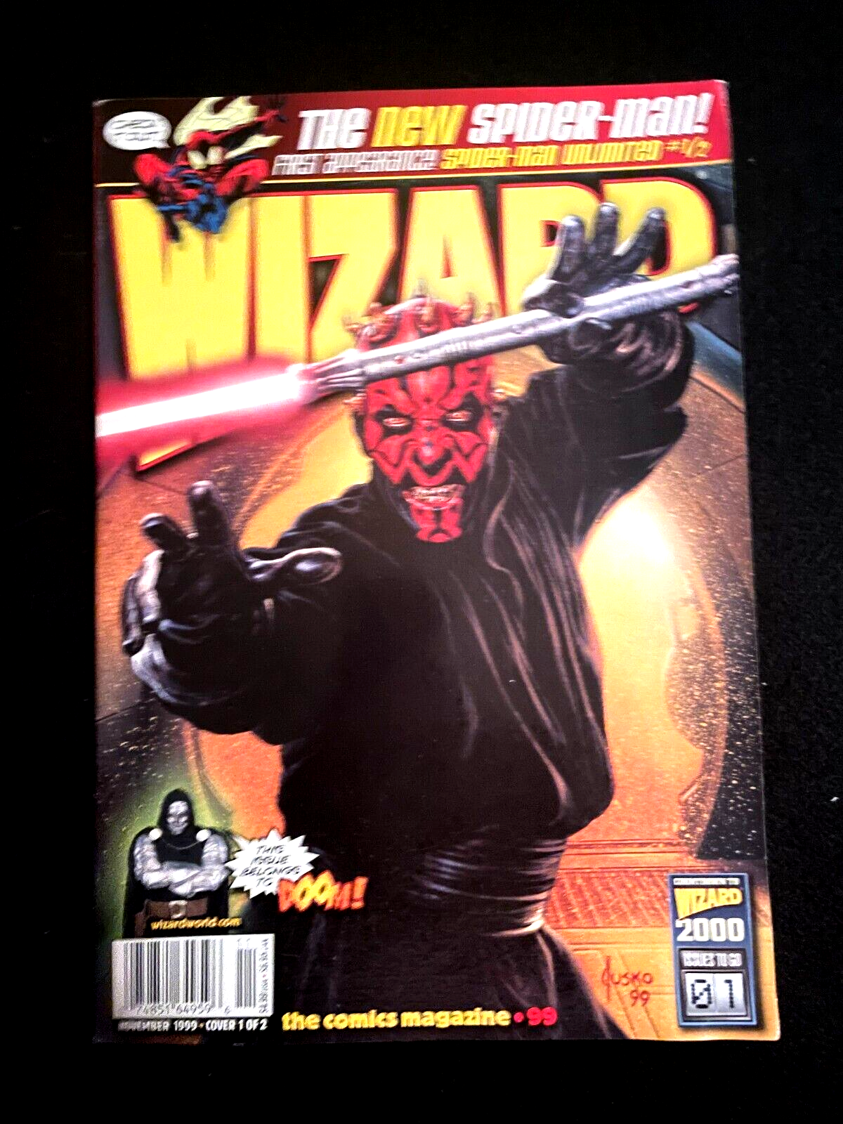 Wizard the Comics Magazine #99 1999 - Darth Maul Cover