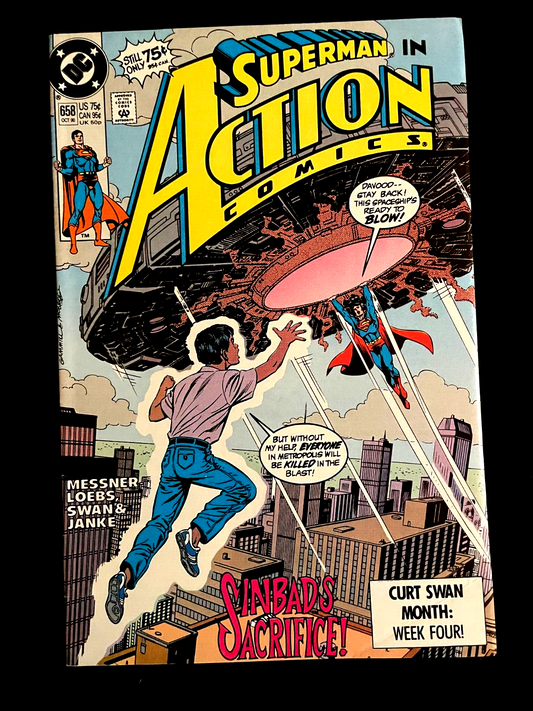 Action Comics #658 1990 -  HIGH GRADE