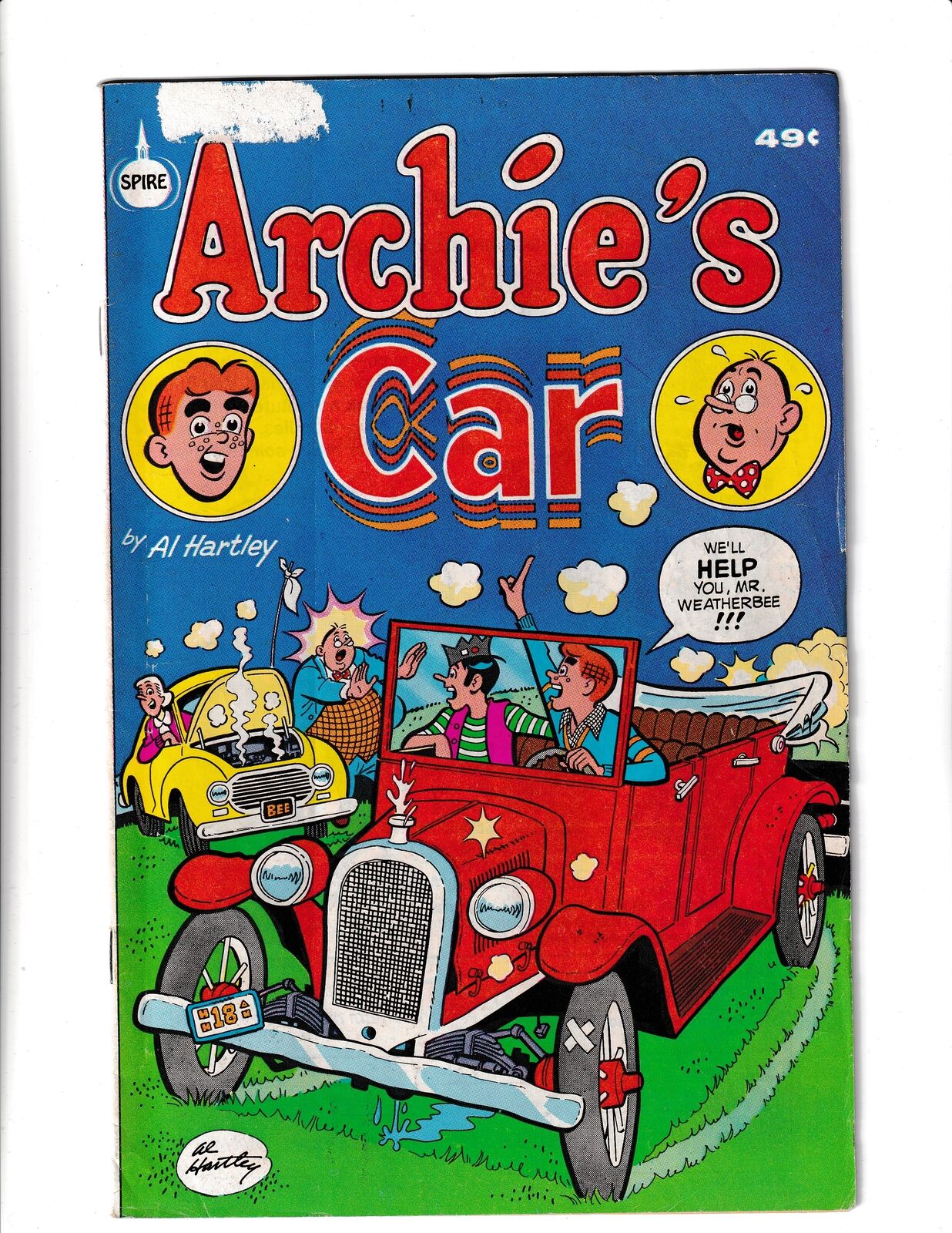 Archie's Car #NN-49 Cent (1979) Spire Christian Comics