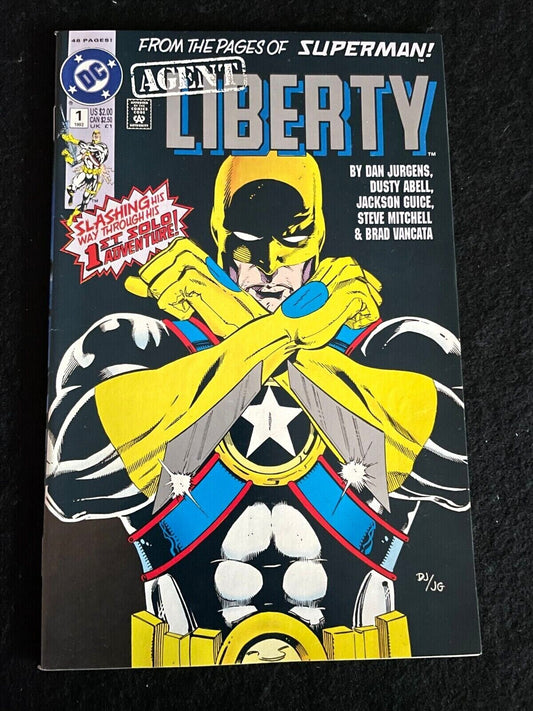 Agent Liberty #1 1992 - DC - VERY HIGH GRADE