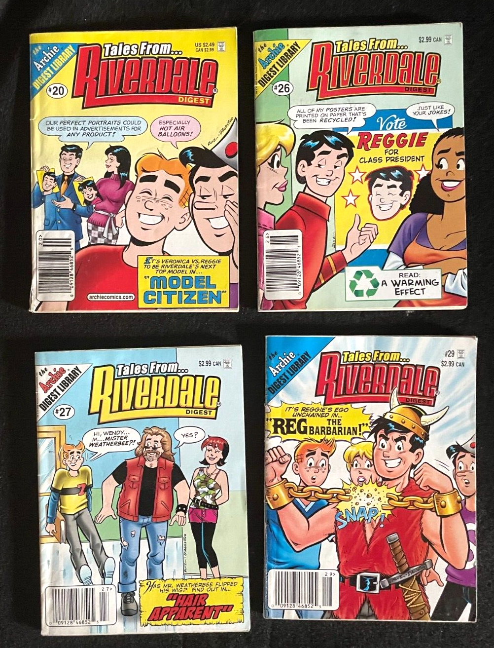 Tales from Riverdale Lot of 4 # 20, 26, 27, 29  2007 & 2008