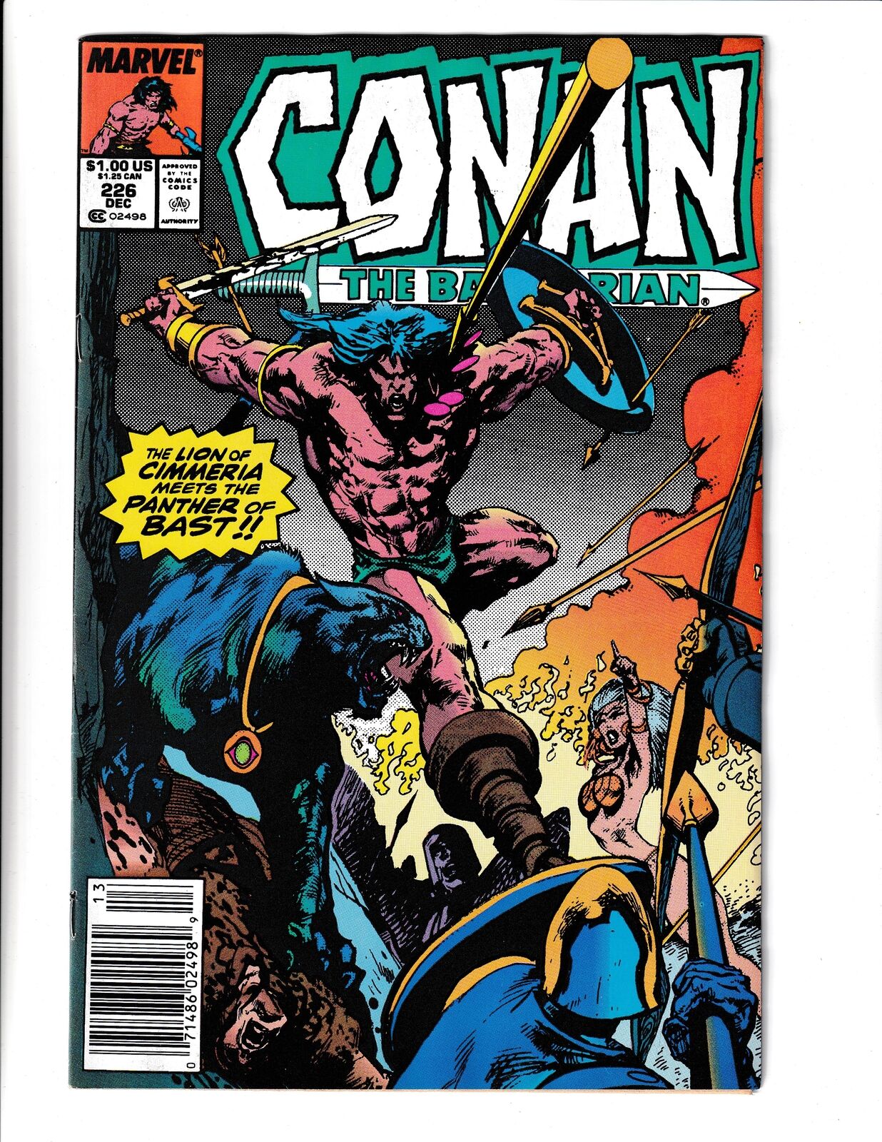 Conan the Barbarian #226 (1989) Marvel Comics