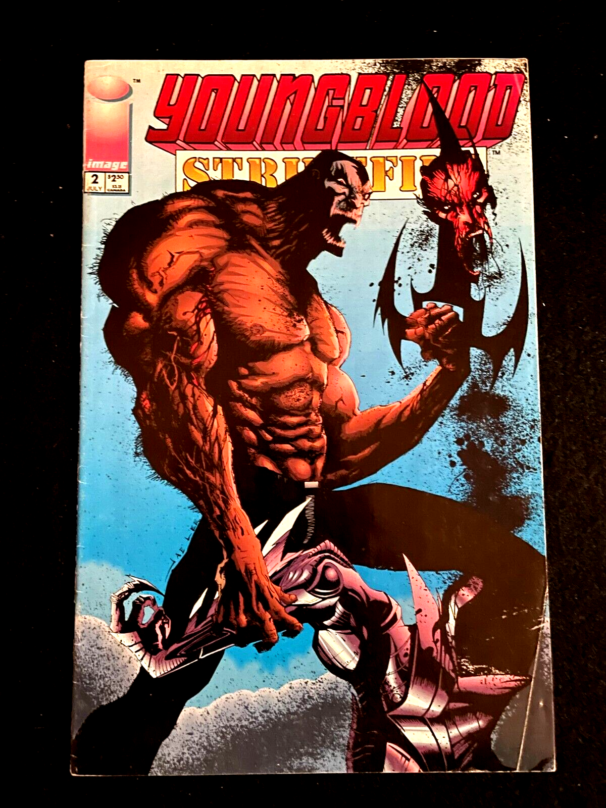 Youngblood Strikefile #2  1993 - 2 sided Flip Book