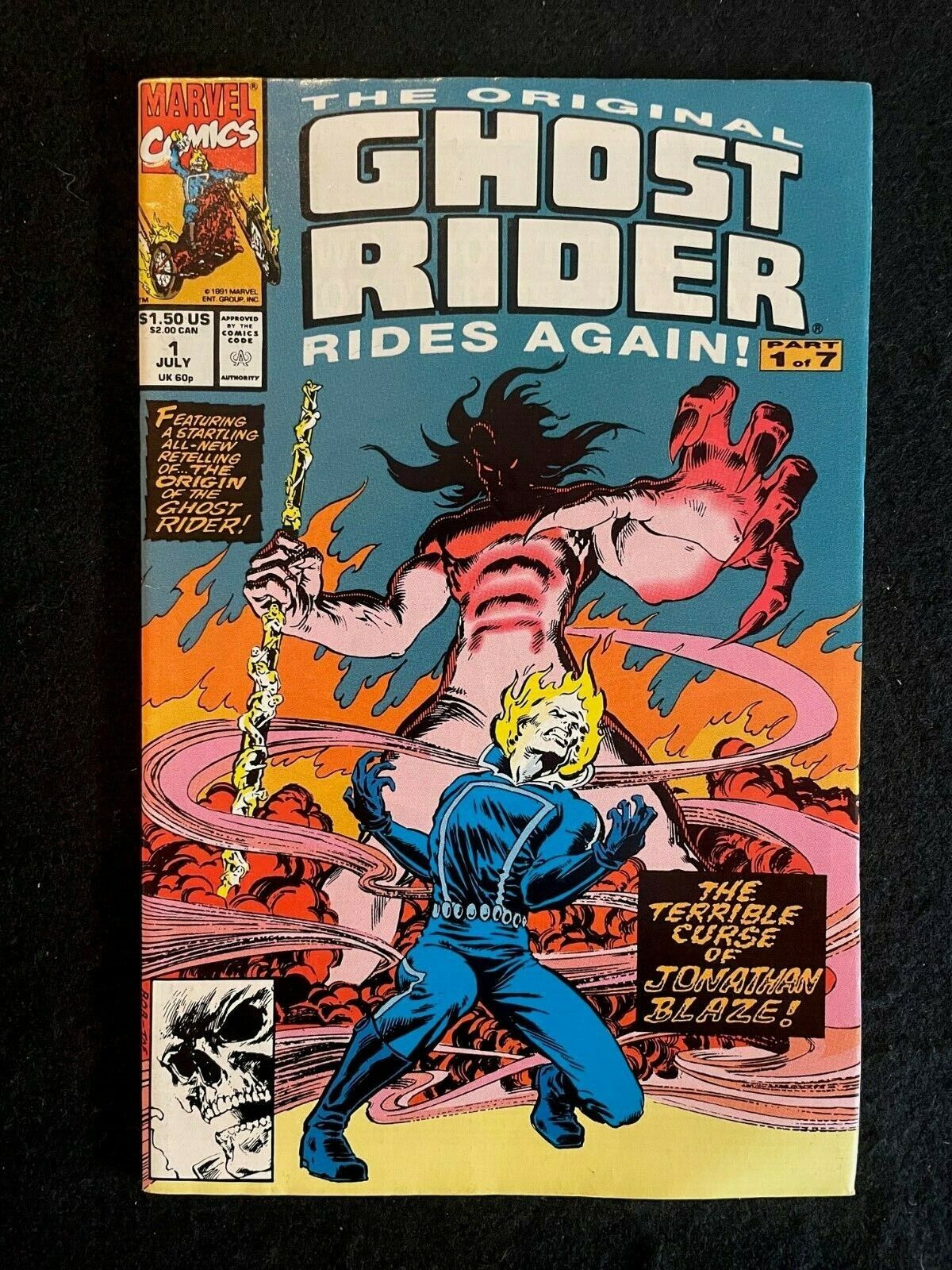 Original Ghost Rider Rides Again #1 1991 Marvel Comics