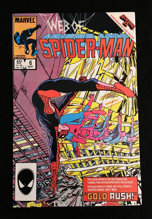 Web of Spider-Man #6 (1985) Marvel Comics