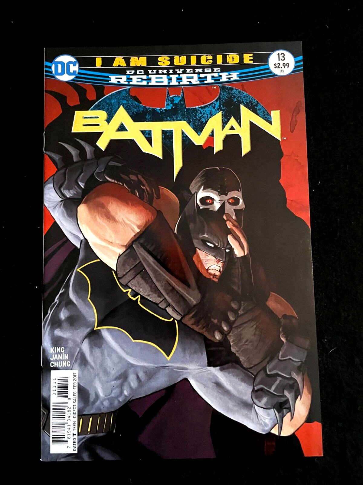 Batman #13 2017 - Mikel Janin Cover - VERY HIGH GRADE