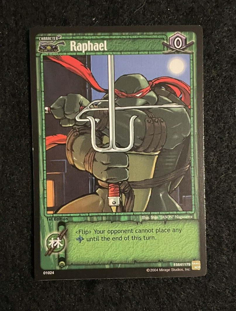 2004 Teenage Mutant Ninja Turtles (TMNT) Raphael Trading Card Game -1st Ed.