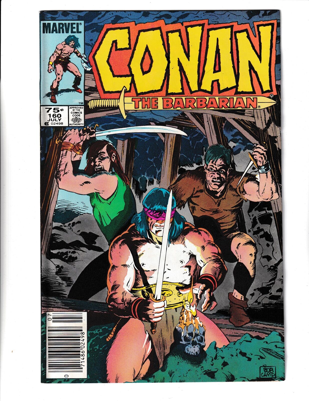 Conan the Barbarian #160 (1984) 75c CDN News Marvel Comics