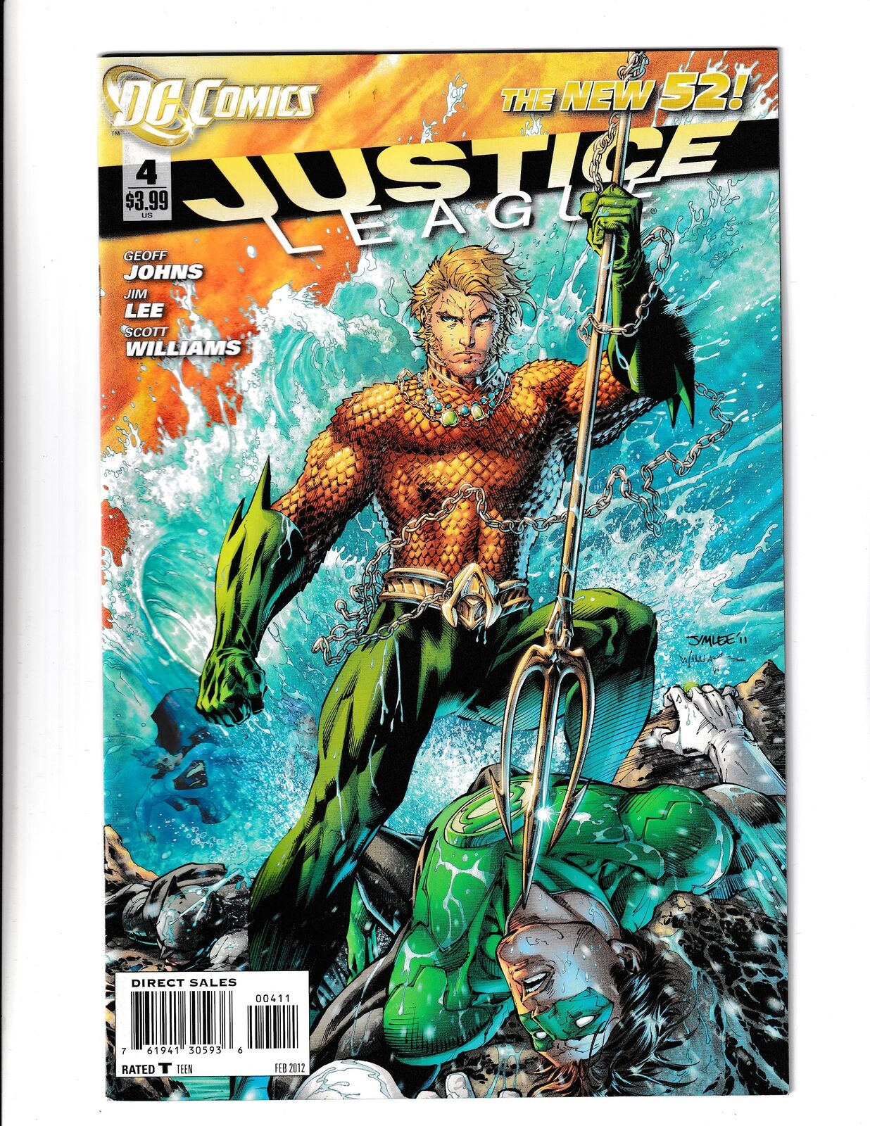 Justice League #4 (2012) DC Comics