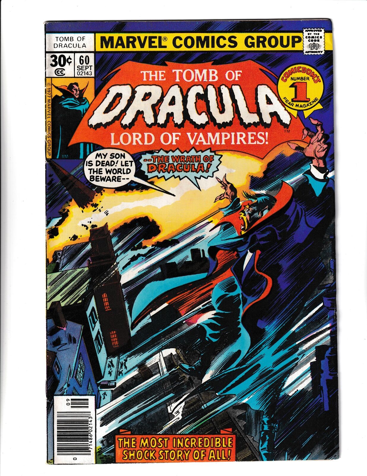 Tomb of Dracula #60 (1977) Marvel Comics