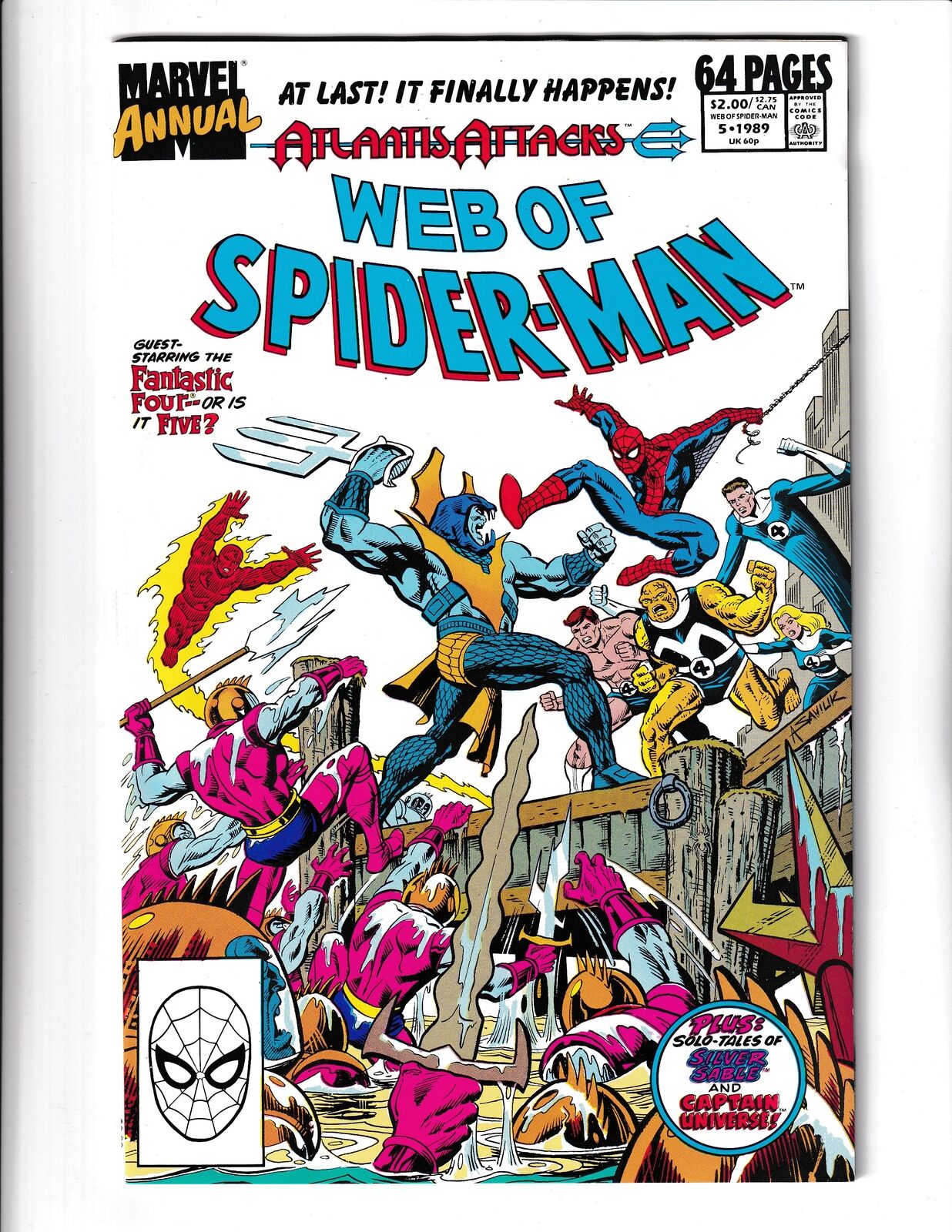 Web of Spider-Man Annual #5 (1989) Marvel Comics