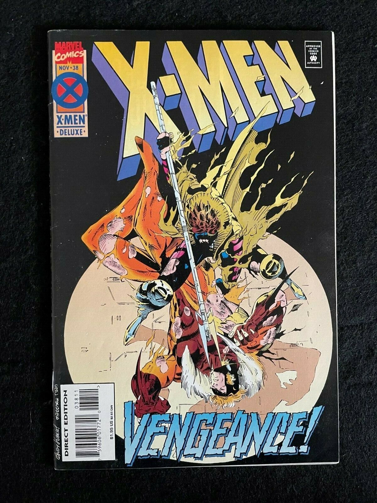 X-Men #38 "Gambit v.s. Sabretooth" 1994 Marvel Comics