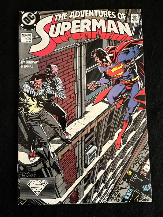 Adventure of Superman #448 1988 - VERY HIGH GRADE