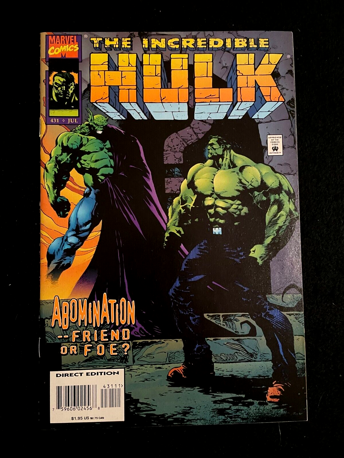 Incredible Hulk #431 1995 -  VERY HIGH GRADE