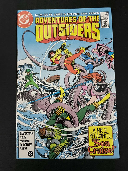 Adventures of the Outsiders #37 Sept 1986 High Grade