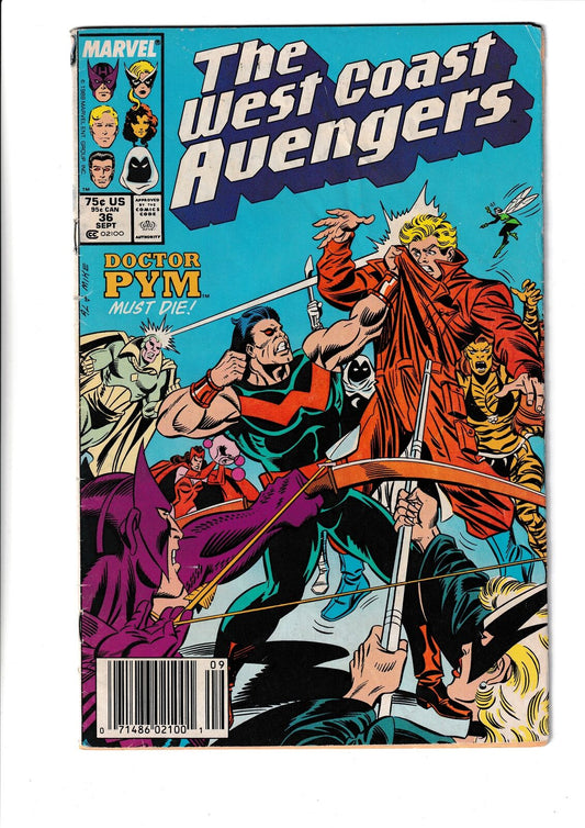 West Coast Avengers #36 (1988) Marvel Comics