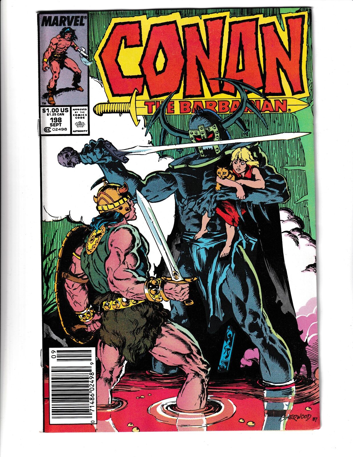 Conan the Barbarian #198 (1987) Marvel Comics