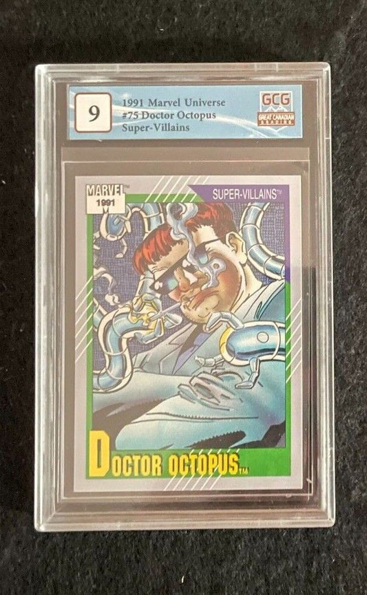 1991 Impel Marvel Universe #75 "Doctor Octopus" GCG 9 *Not PSA*