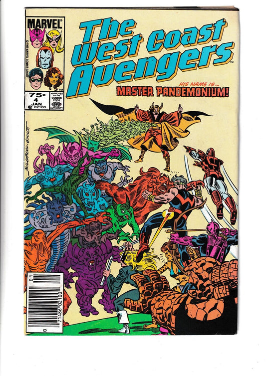 West Coast Avengers #4 (1986) Marvel Comics