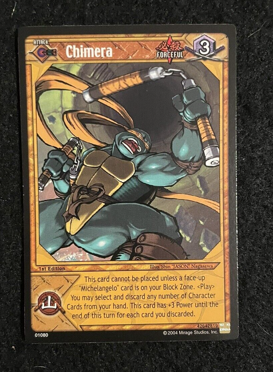 2004 Teenage Mutant Ninja Turtles (TMNT) Chimera Trading Card Game -1st Ed.