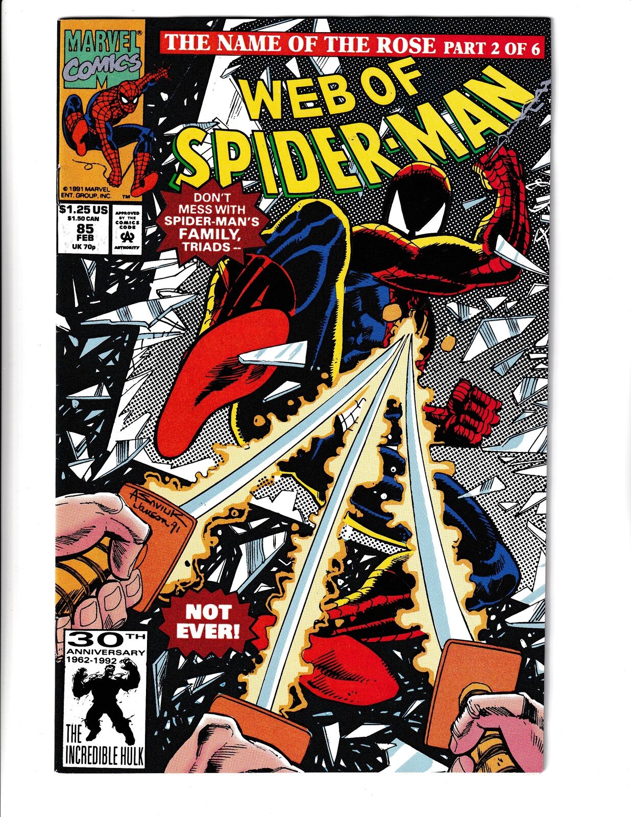 Web of Spider-Man #85 (1992) Marvel Comics