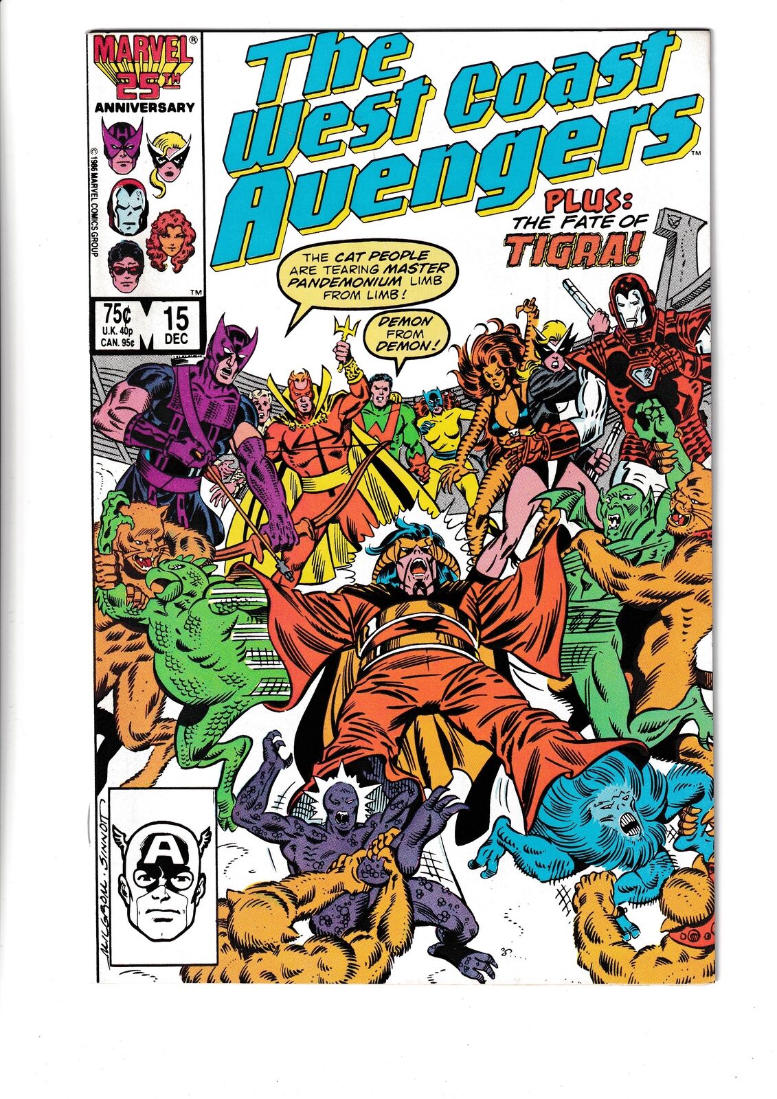 West Coast Avengers #15 (1986) Marvel Comics