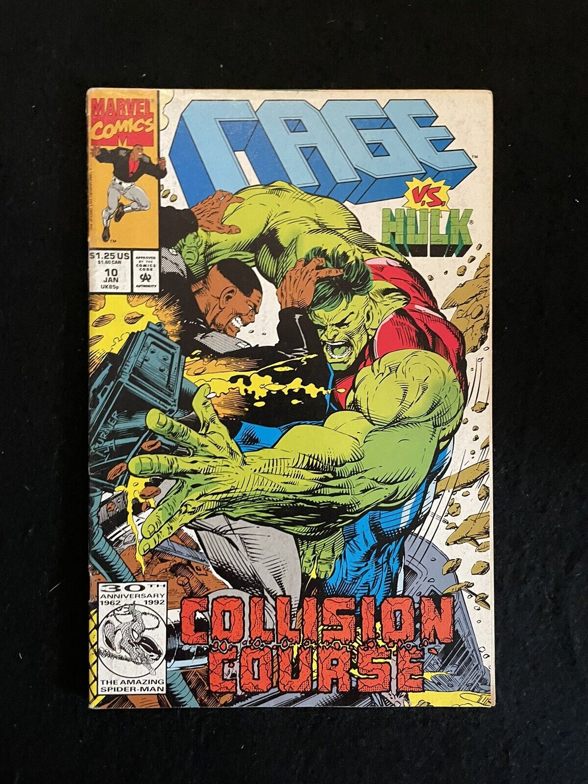 Cage #10 (1992) - Feat. Incredible Hulk - Marvel Comics