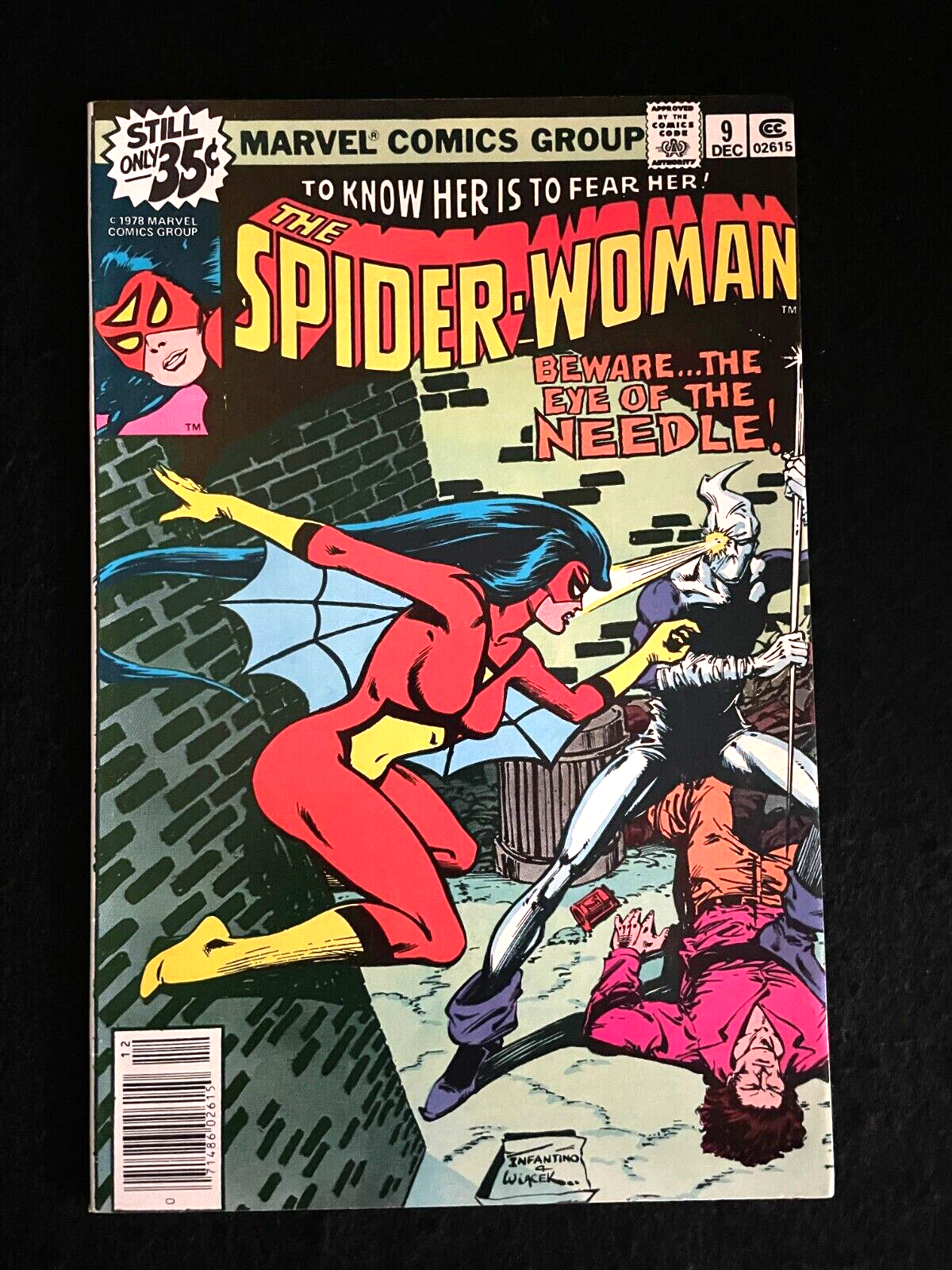 Spider-Woman #9 1978 - 1st Appearance of the Needle