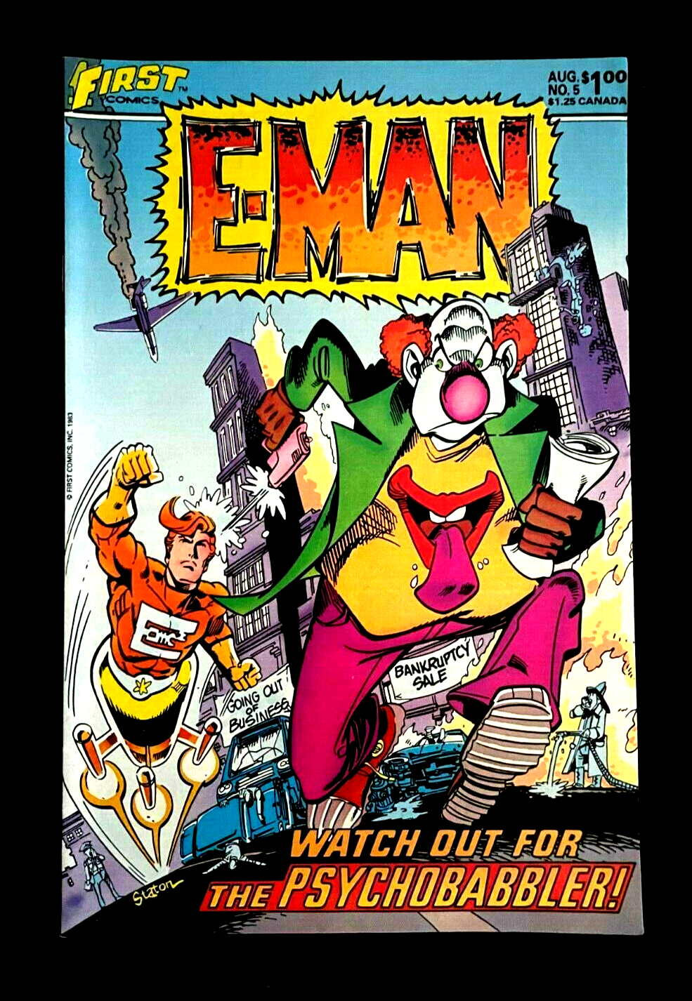 E-Man Issue #5 August 1983 First Comics Vol. 2