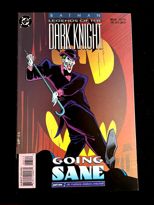 Batman Legends of the Dark Knight #65 1994 - VERY HIGH GRADE