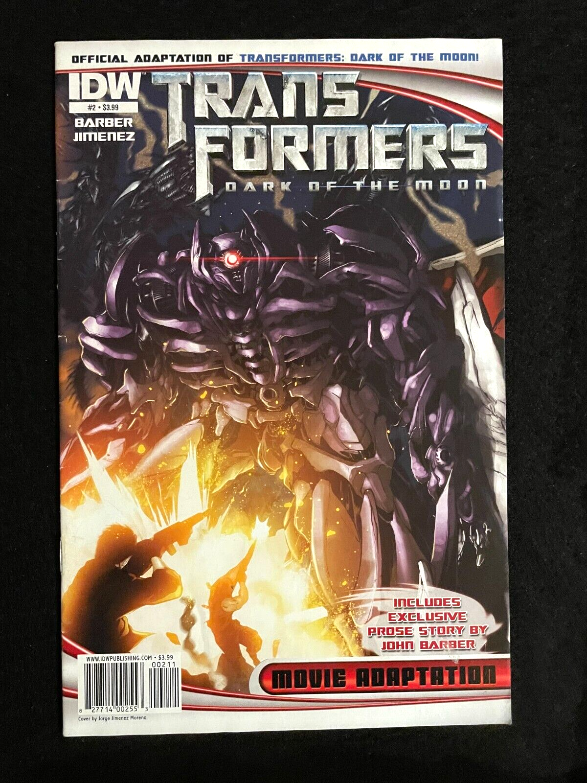 Transformers: Dark of the Moon Movie Adaptation #2 2011